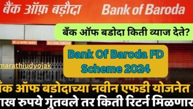 Bank Of Baroda FD Scheme 2024